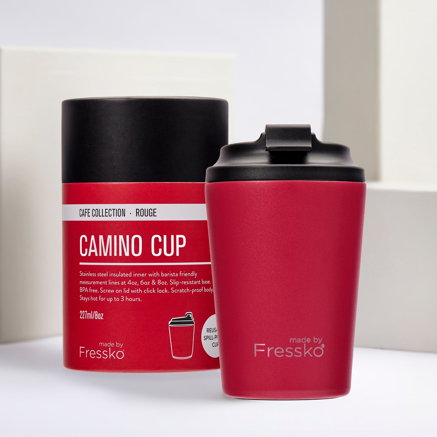Fressko Camino Coffee Cup 340ml Rouge