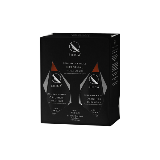 Qsilica Original Silica Liquid (Vegan) - Twin Pack (2x500mL)
