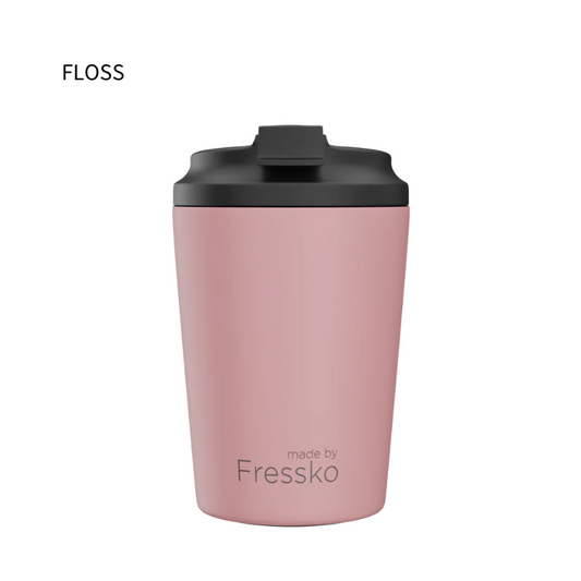 Fressko Bino Reusable Coffee Cup 230mL - Ceramic Lined Floss
