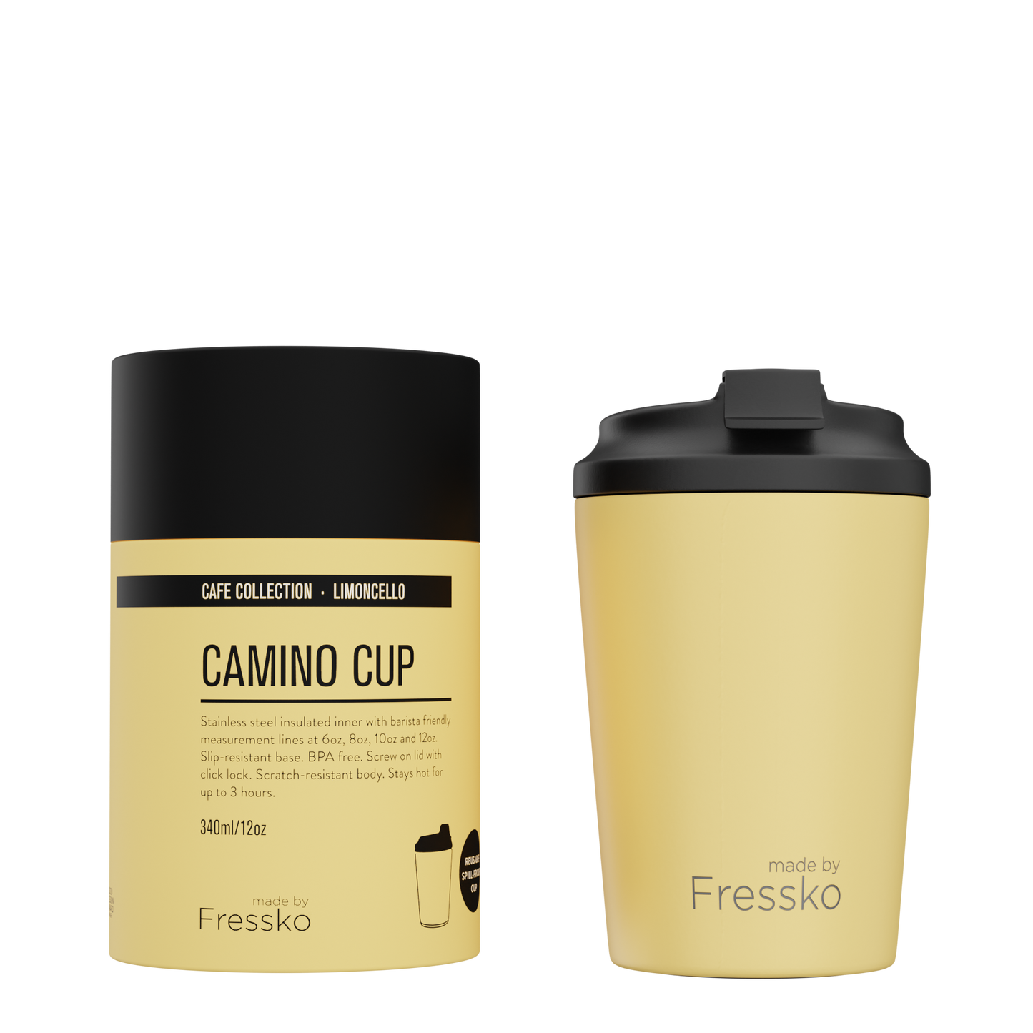 Fressko Camino Coffee Cup 340ml Limoncello