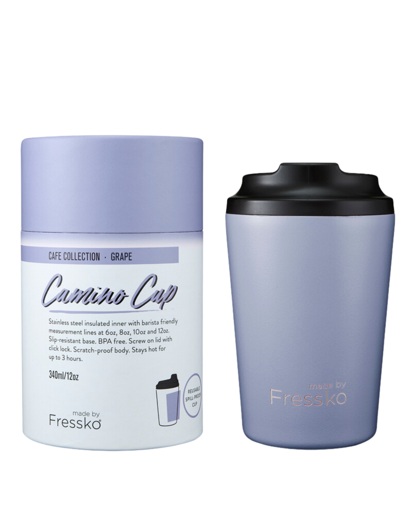 Fressko Camino Coffee Cup 340ml Grape