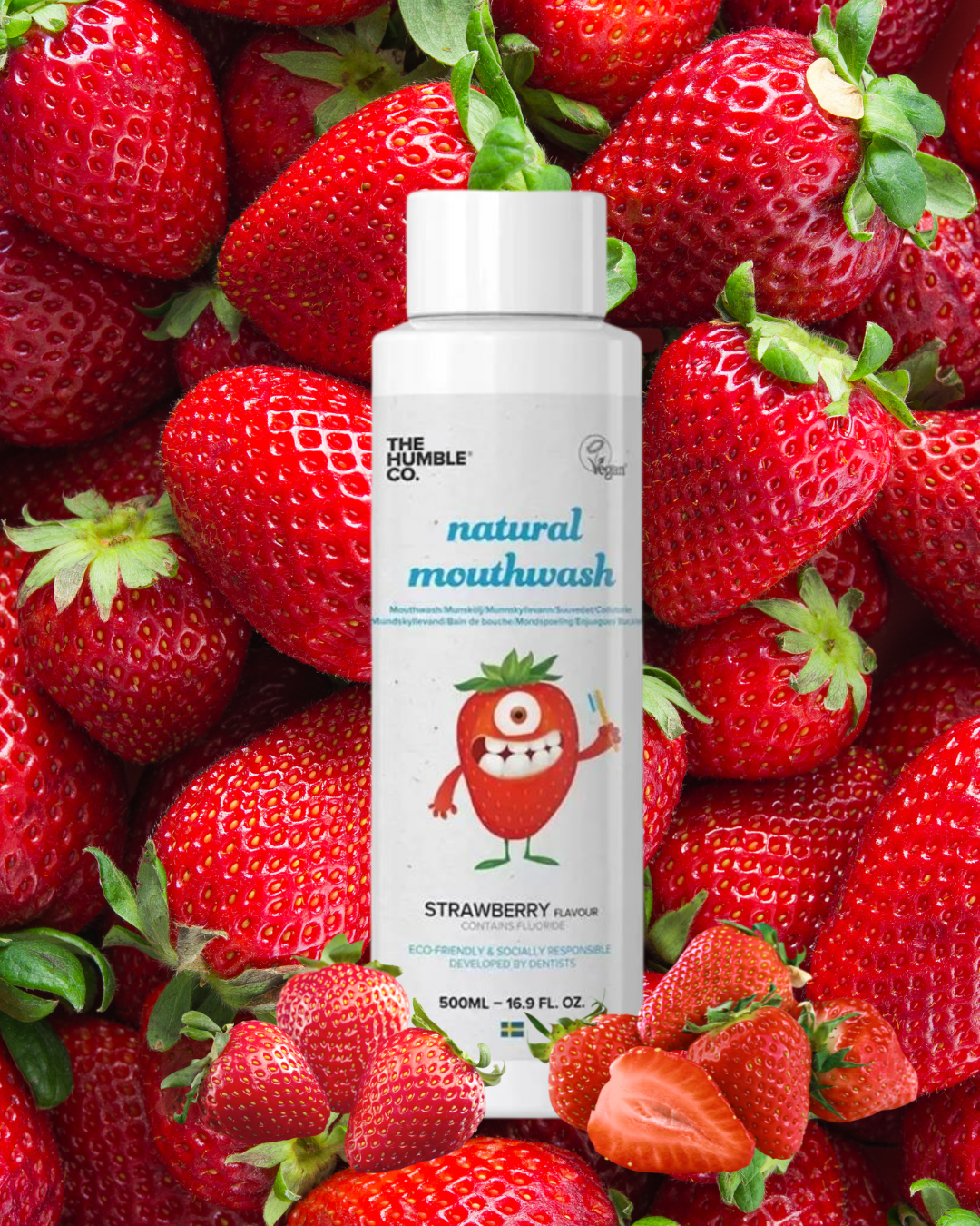 Natural Strawberry Kids Mouthwash