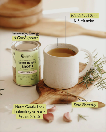 Nutra Beef Bone Broth Garden Herb 125g