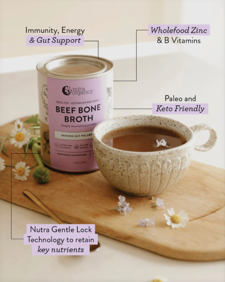 Nutra Beef Bone Broth Adaptogenic Mushroom 125g