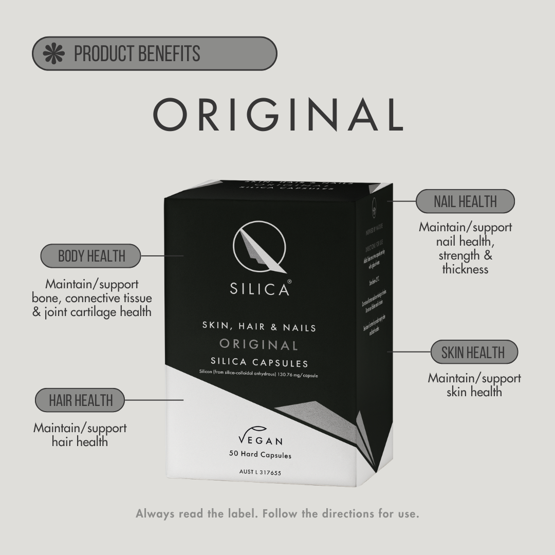 Qsilica Original Silica Capsules (Vegan) - Capsules x50