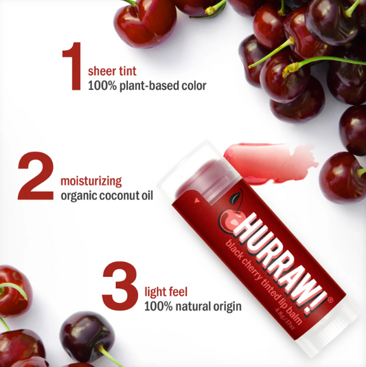 Hurraw! Lip Balm Black Cherry 4.3g