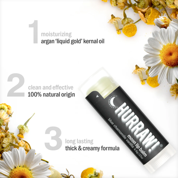 Hurraw! Lip Balm Moon Chamomile Vanl 4.3g