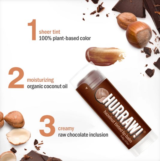 Hurraw! Lip Balm Hazelnut 4.8g