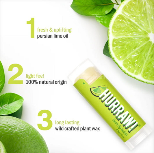Hurraw! Lip Balm Lime 4.3g