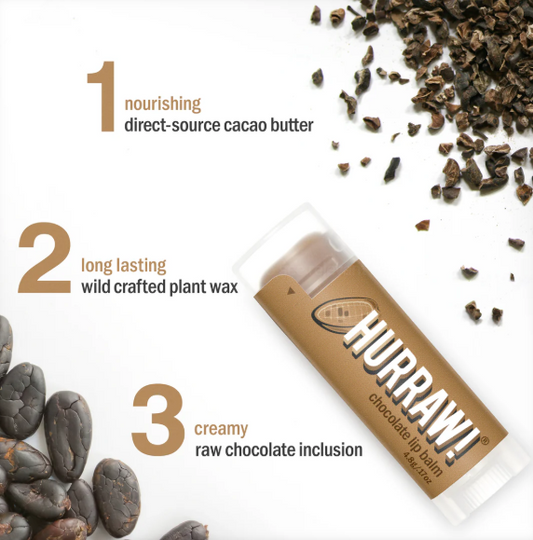 Hurraw! Lip Balm Chocolate 4.3g