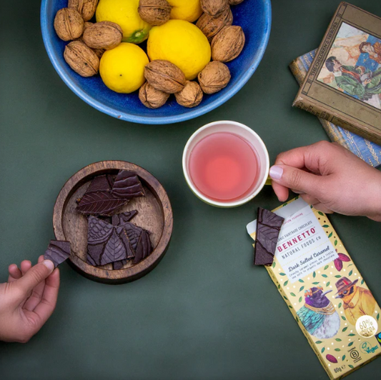 Bennetto Dark Salted Caramel Organic Chocolate Block 80g