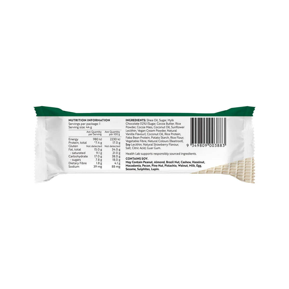 Health Lab Protein Wafer Bar Neapolitan