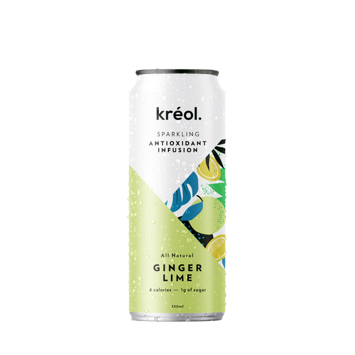 Sparkling Antioxidant Infusion Ginger Lime