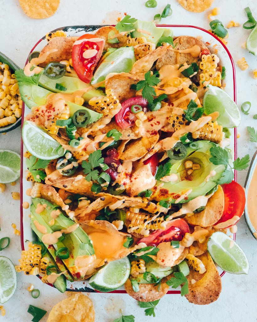 Loaded Vegan Nachos