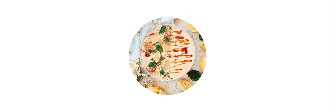 Lemon Cheesecake Smoothie Bowl by Nutra Organics