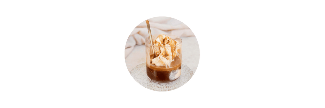 Vanilla + White Choc Collagen Affogato by Nutra Organics