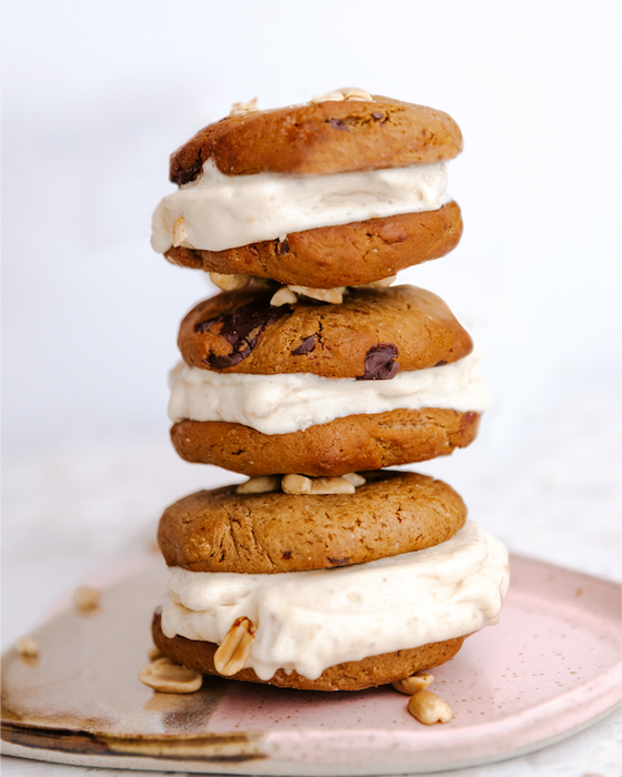 Clean Protein Nice Cream Sandwiches