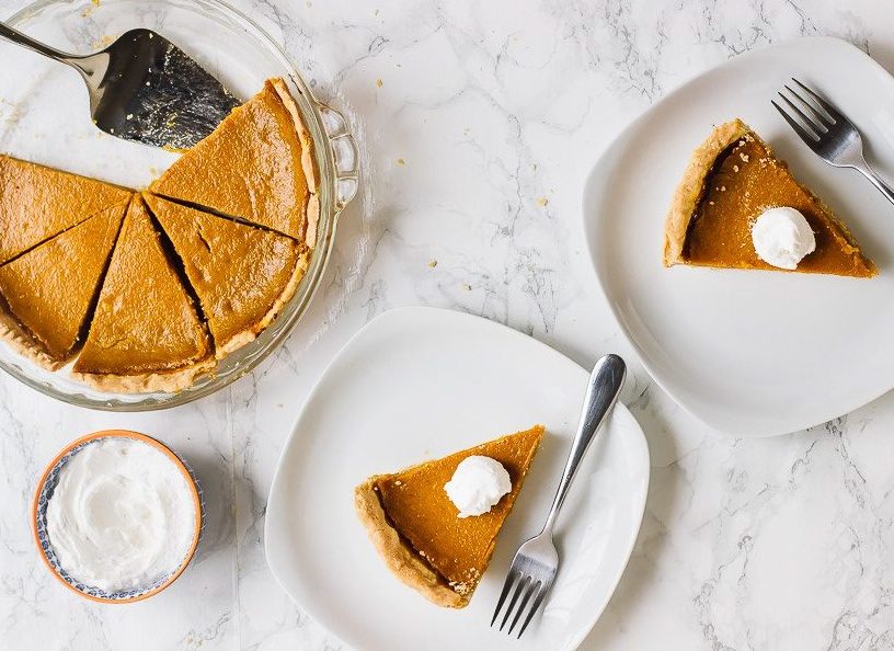 How do you make a vegan pumpkin pie?  #Justaddmylk