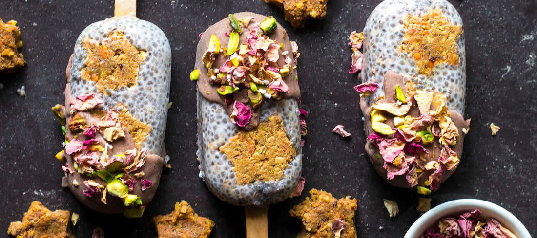 Summer Coconut Chia Pops