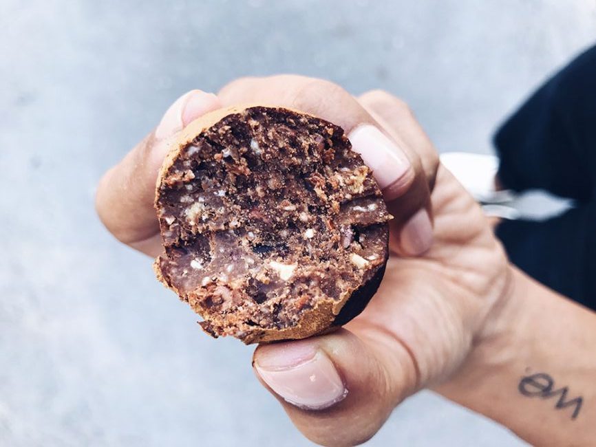 Peanut Butter Triple Choc Bliss Balls - Pana Chocolate
