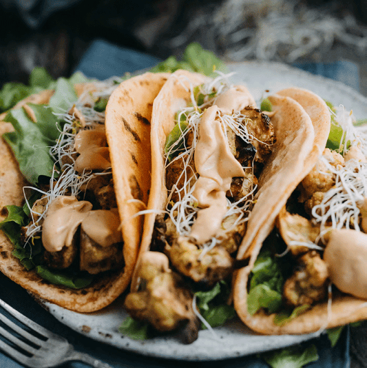 Herb Crusted Cauliflower Tacos