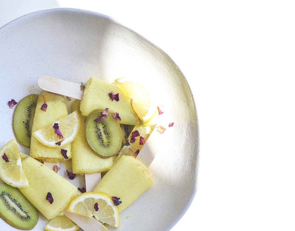 Too Hot for Tea? Try Our Golden-spiceblocks with Kiwi and Coconut