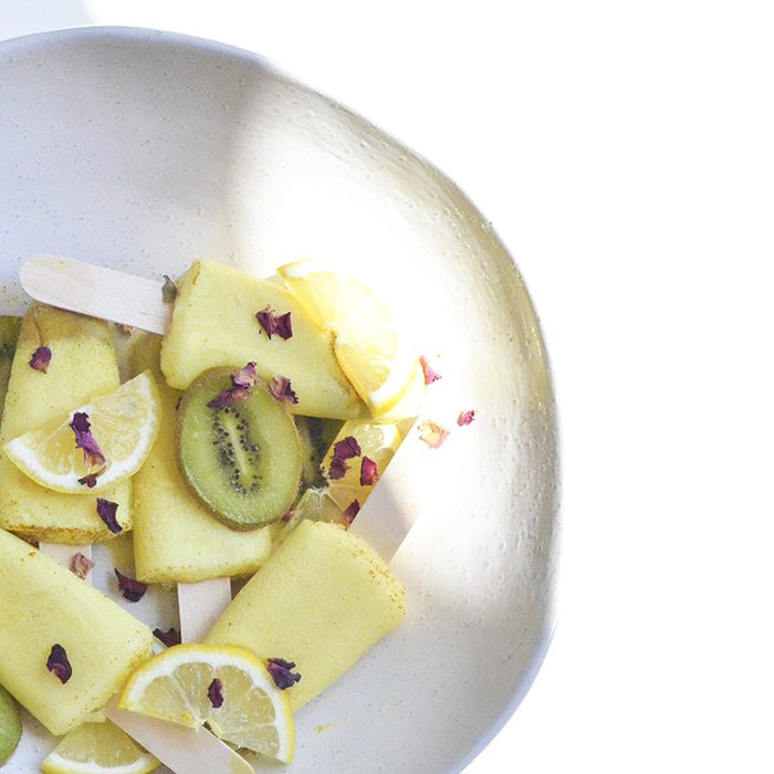 Too Hot for Tea? Try Our Golden-spiceblocks with Kiwi and Coconut