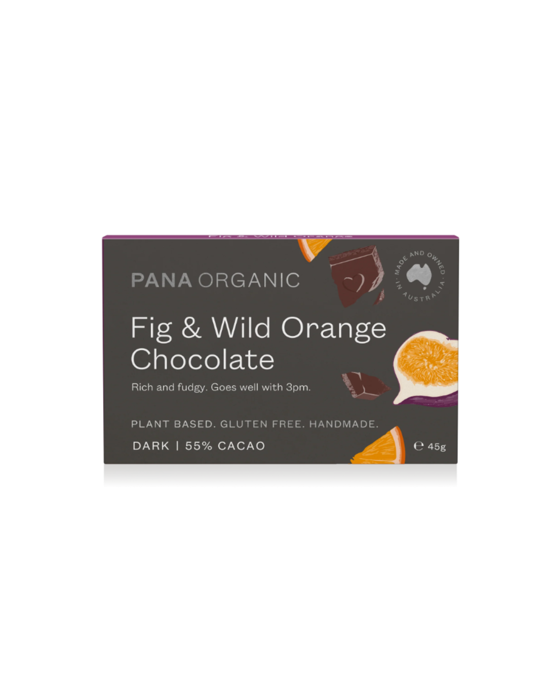 Pana Fig Wild Orange Chocolate Bar 45g