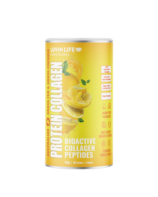 Luvin Life Collagen Peptides Zesty Lemon 400g