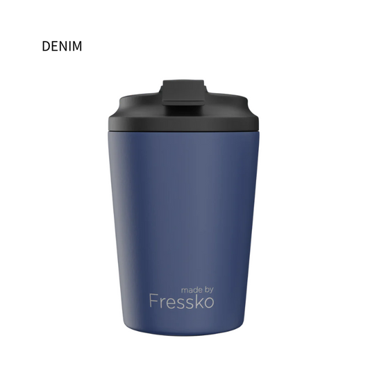 Camino Reusable Coffee Cup 340ml (Large) - Ceramic Lined Denim