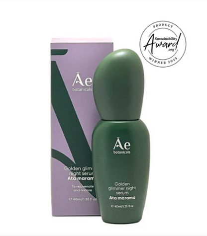 Āe Botanicals Golden Glimmer Night Serum 40ml