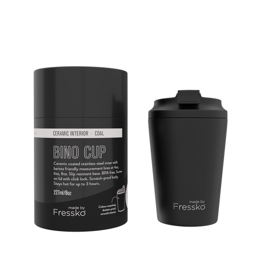Fressko Bino Reusable Coffee Cup 230mL - Ceramic Lined