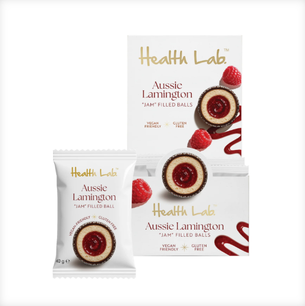 Health Lab Jam - Lamington Nut Butter filled ball 40g