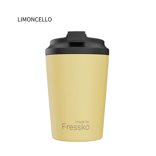 Camino Reusable Coffee Cup 340ml (Large) - Ceramic Lined Limoncello