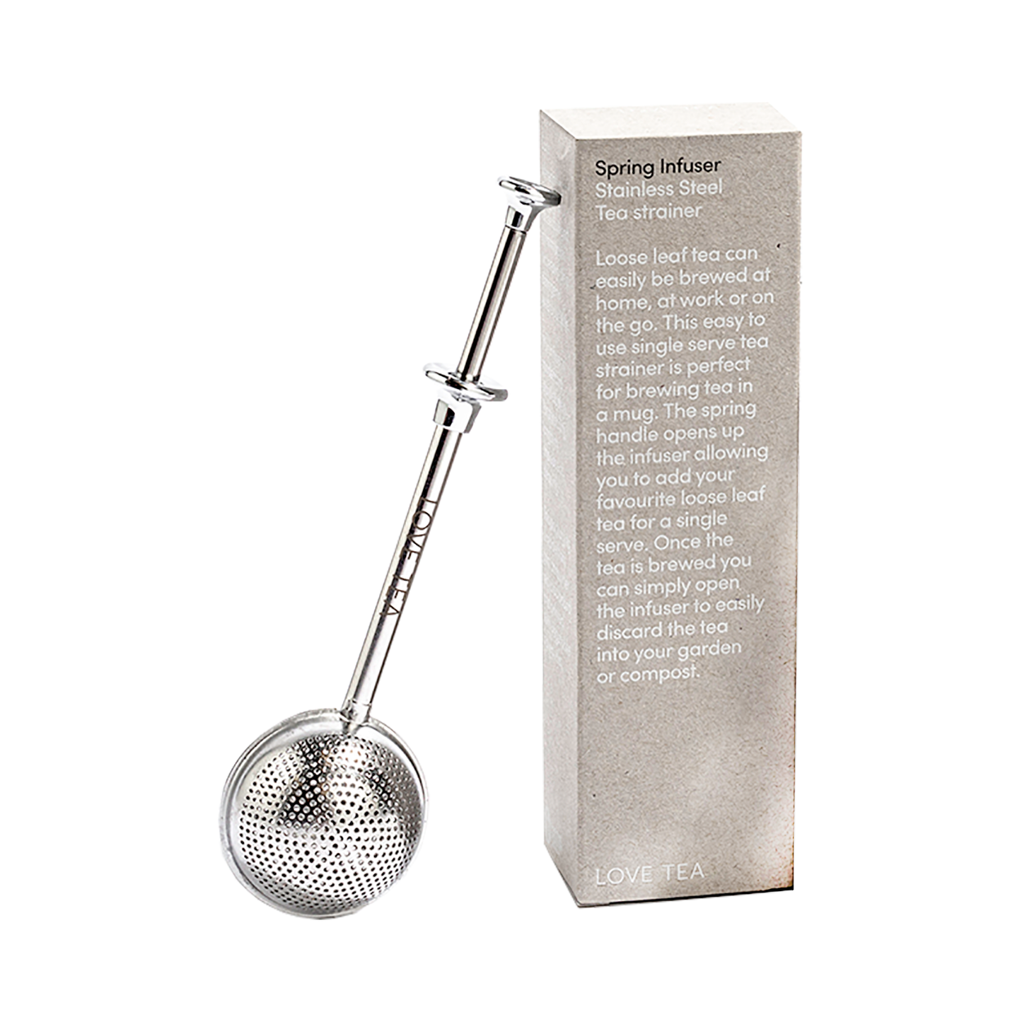 Love Tea Spring Handle Infuser