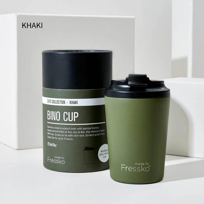 Bino Reusable Coffee Cup 230ml (Regular)