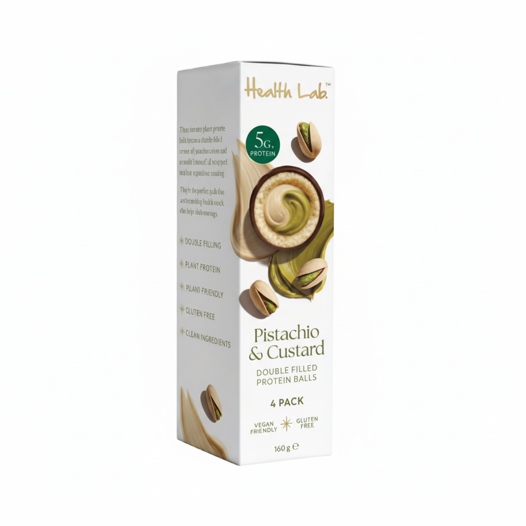 Health Lab Ball Pistachio & Custard 40g - Box of 4