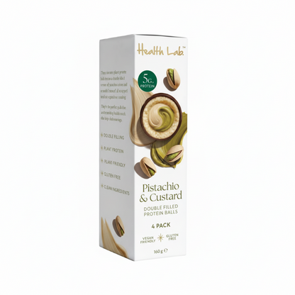Health Lab Ball Pistachio & Custard 40g - Box of 4