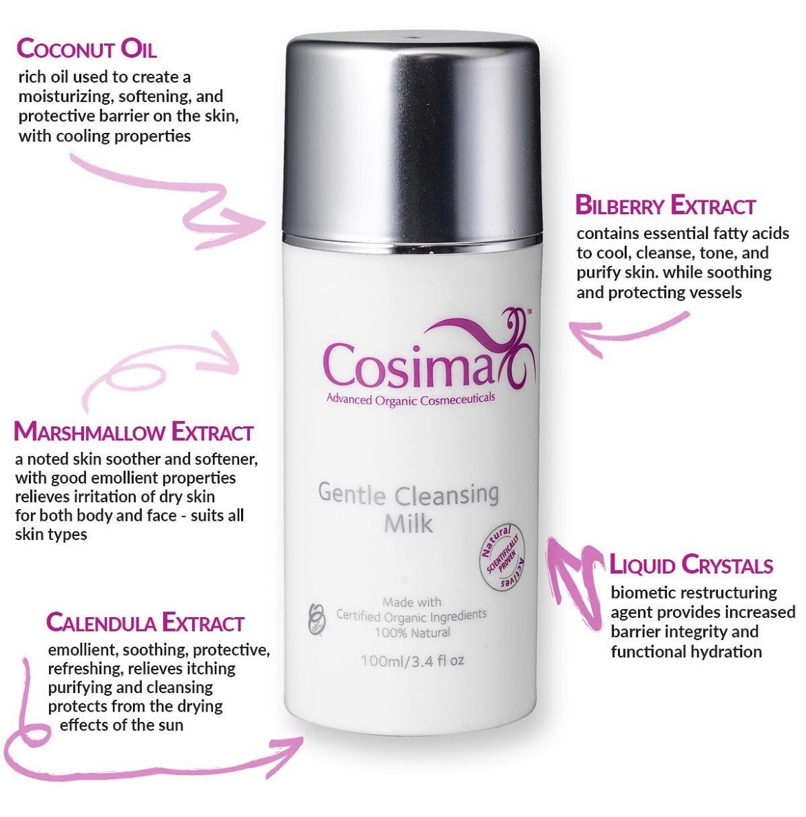 Cosima Gentle Cleansing Milk 100ml