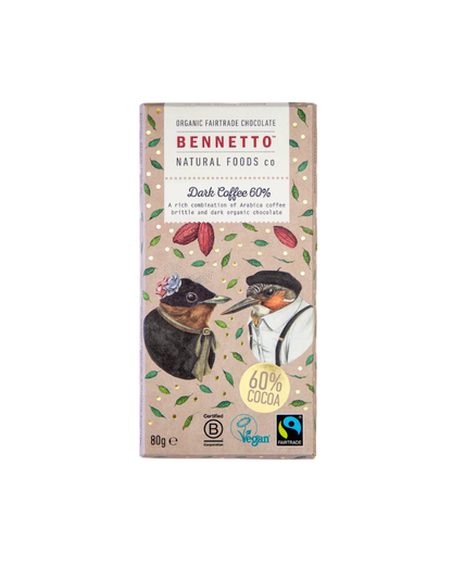 Bennetto Chocolate Dark Coffee 80g