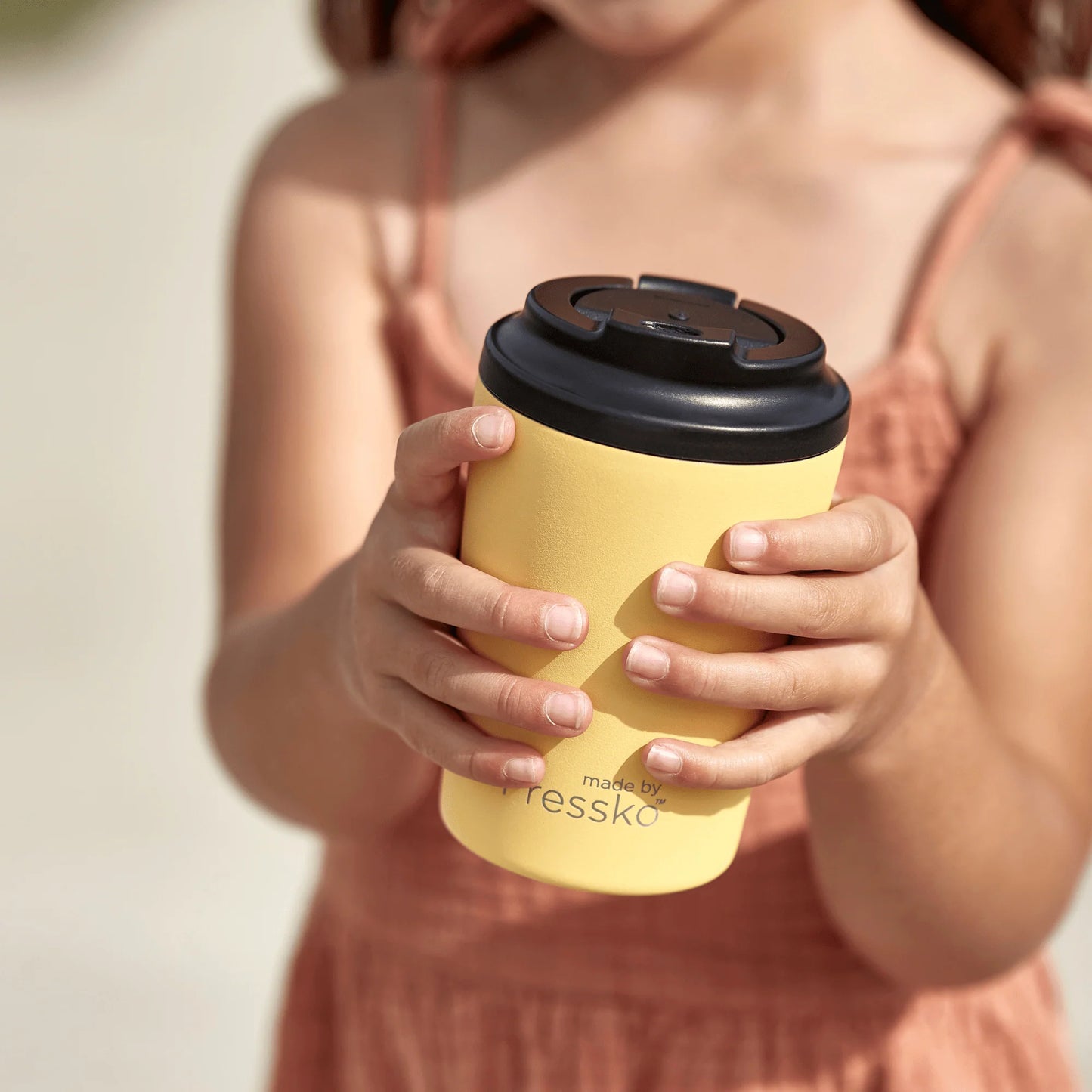 Fressko Bino Reusable Coffee Cup 230ml Canary