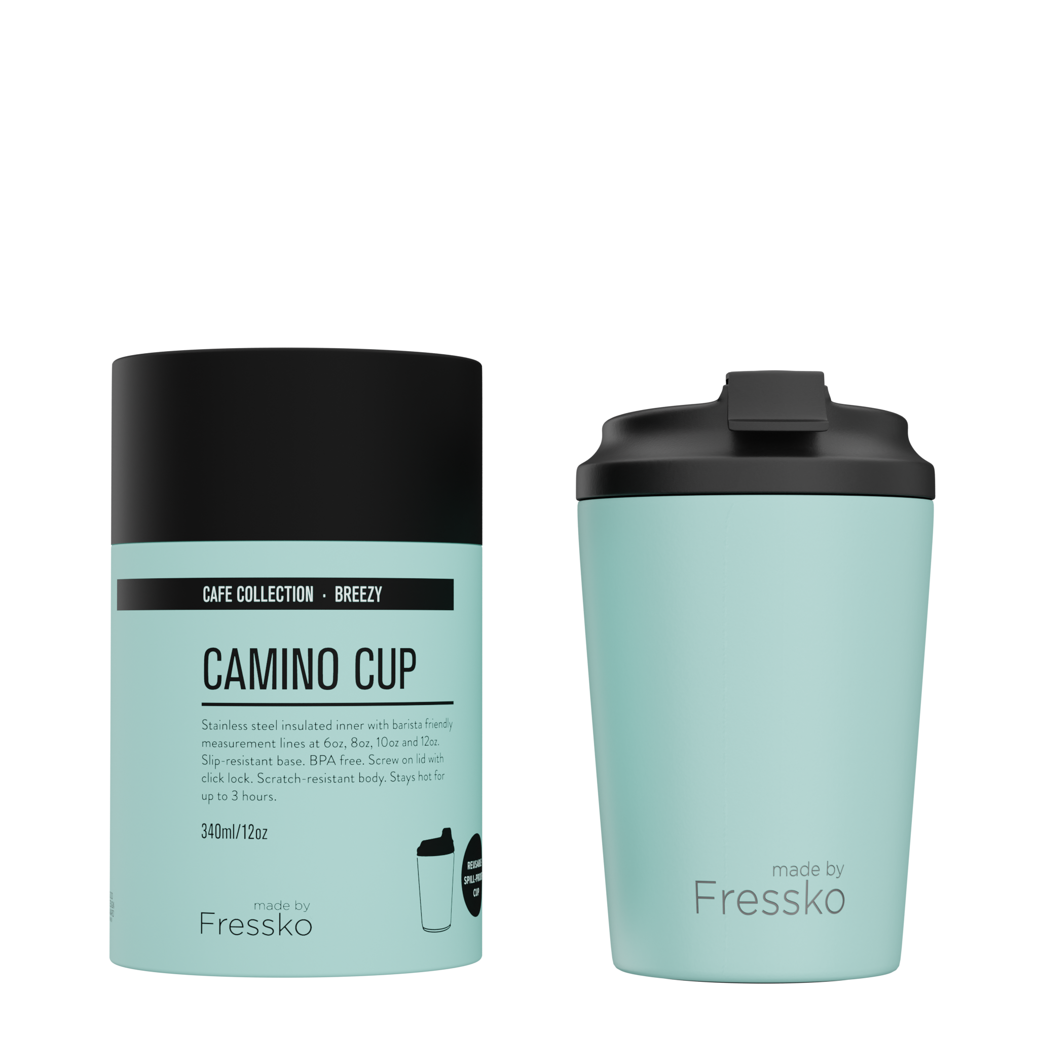 Fressko Camino Coffee Cup 340ml Breezy
