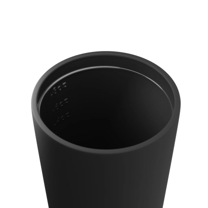 Fressko Bino Reusable Coffee Cup 230mL - Ceramic Lined Coal