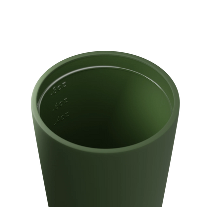 Fressko Bino Reusable Coffee Cup 230mL - Ceramic Lined Khaki