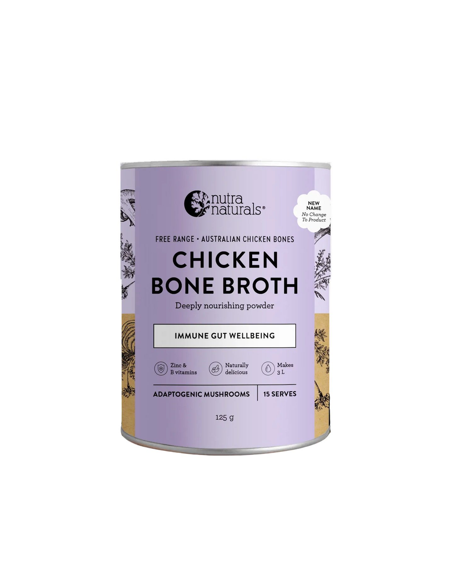 Nutra Chicken Broth Homestyle Mushroom 125g