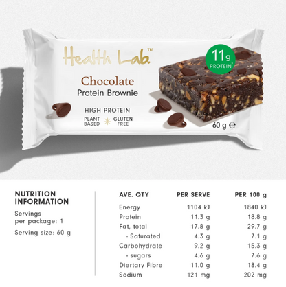 Health Lab Protein Slice Chocolate Brownie 60g