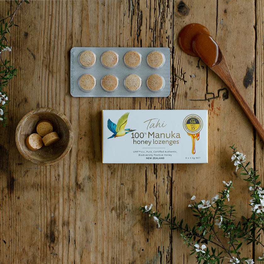 Tahi Mānuka Honey Lozenges UMF 15+/ MGO 514+ 8 Tablets