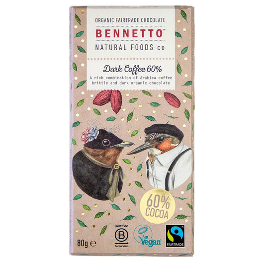 Bennetto Chocolate Dark Coffee 80g