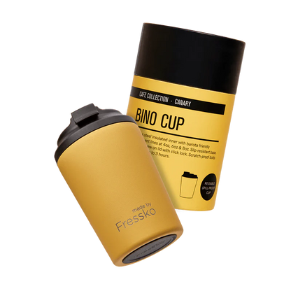 Fressko Bino Reusable Coffee Cup 230ml Canary