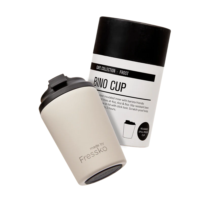 Fressko Bino Reusable Coffee Cup 230ml  Frost